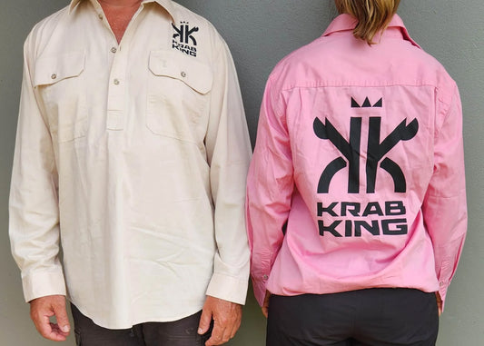 Krab King Womens LS Fishing Shirt