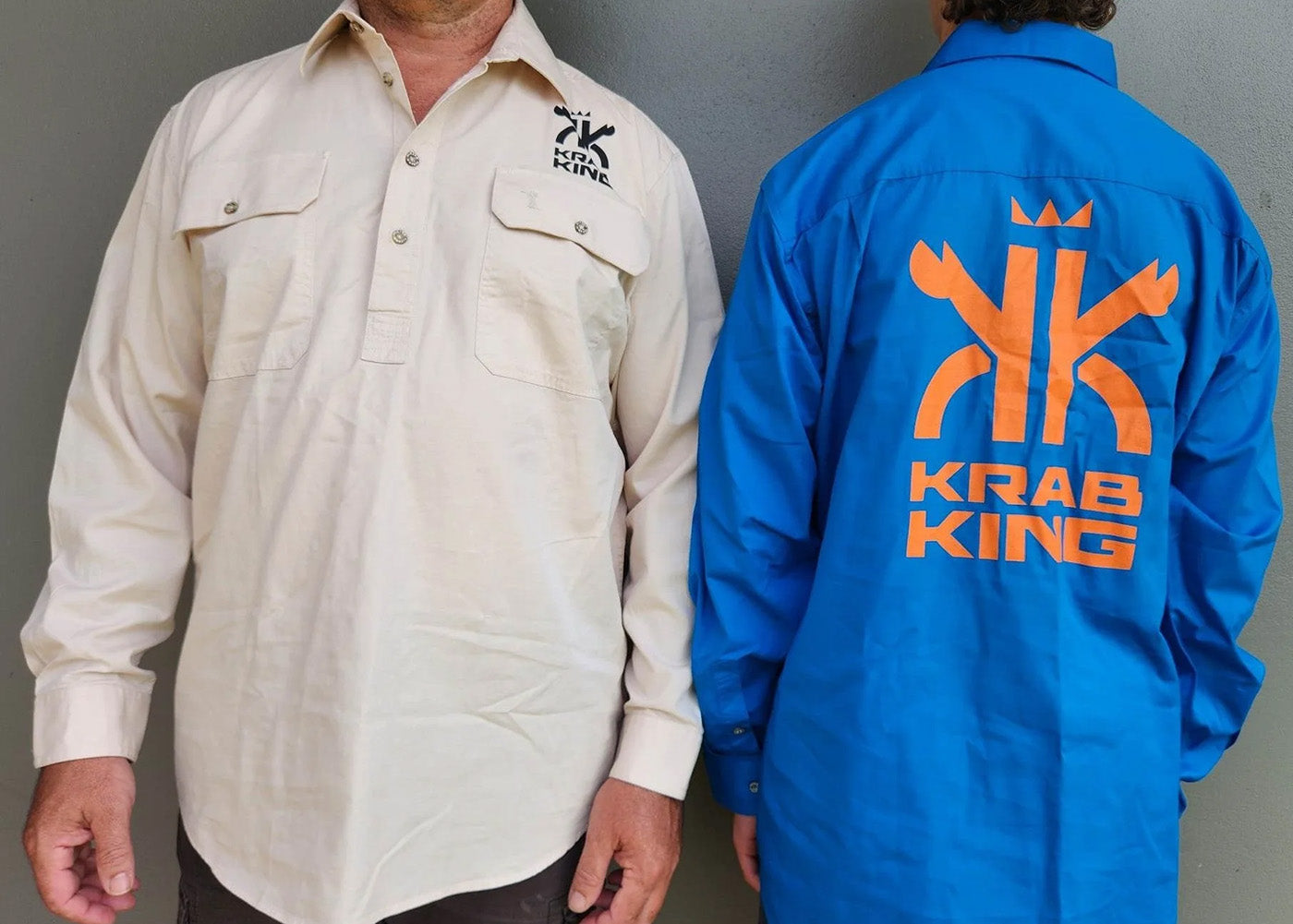 Krab King Mens LS Fishing Shirt